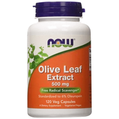 Witaminy i minerały dla sportowców - Now Foods Olive Leaf Extract - Liść Oliwny Ekstrakt 500 Mg - 120 Kapsułek - miniaturka - grafika 1