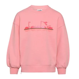 Bluza dziewczęca DIADORA JG.SWEATSHIRT CREW 5PALLE - Odzież sportowa dziecięca - miniaturka - grafika 1