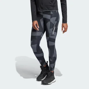 Legginsy Terrex Multi Printed - Odzież trekkingowa damska - miniaturka - grafika 1