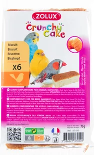 ZOLUX Crunchy Cake - ciasteczka z miodem X6 - Przysmaki dla ptaków - miniaturka - grafika 2
