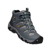 Buty trekkingowe damskie - Damskie buty outdoorowe Keen Koven Mid WP Steel Grey/Wasabi US 8 - miniaturka - grafika 1