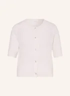 Swetry damskie - Darling Harbour Kardigan Z Dodatkiem Kaszmiru weiss - miniaturka - grafika 1