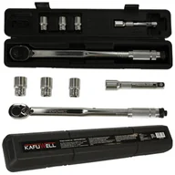 Klucze i nasadki - KLUCZ DYNAMOMETRYCZNY 460MM 1/2'' nasadki + praktyczna walizka - miniaturka - grafika 1