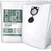 Worki do odkurzaczy - 10x Worek do Odkurzacza Metabo Asa 1201 Syntetyczny Tekstylny Worki Duży G9 - miniaturka - grafika 1