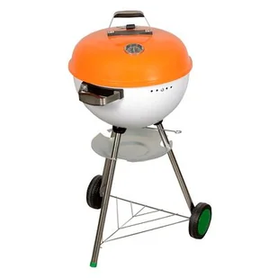 Grill kociołek śr. 46 cm, wys. 30 cm biało-pomarańczowy - Grille - miniaturka - grafika 1