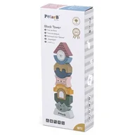 Układanki dla dzieci - Viga Toys VIGA PolarB Drewniana Układanka Wieża - miniaturka - grafika 1