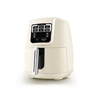 Frytkownice - Karaca Air Cook XL 2 w 1 Airfryer Starlight, 4 l, 1550 W, frytkownica na gorące powietrze, frytkownica na gorące powietrze, frytkownica bez oleju, technologia Less Fat, potrawy z grilla oraz soczysty, - miniaturka - grafika 1