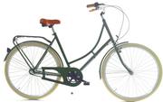 Rowery - Dallas Bike Holland City 28 cali Damski Zielono-kremowy - miniaturka - grafika 1