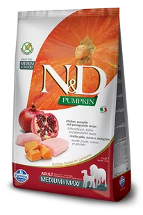 Farmina N&D Grain Free Pumpkin Chicken&Pomegranate Adult Medium&Maxi 12 kg - Sucha karma dla psów - miniaturka - grafika 1