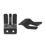 Akcesoria do krótkofalówek - Wieszak do mikrofonu czarny - miniaturka - grafika 1