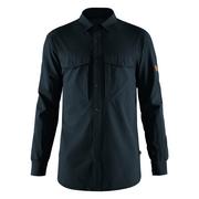 Koszule męskie - Męska koszula z długim rękawem Fjallraven Abisko Trekking Shirt dark navy - XL - miniaturka - grafika 1