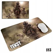 Podkładki pod mysz - PODKŁADKA POD MYSZKĘ MYSZ WZORY DO WYBORU - WOJSKO MUNDUR 29x36cm - miniaturka - grafika 1