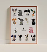 Obrazy i zdjęcia - Kundelki - Psia Ilustracja - miniaturka - grafika 1