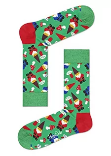 Skarpetki męskie - Skarpetki Happy Socks Gnomes Wakacyjne, zielone/uniwersalne, Wielokolorowy (Wielokolorowy), 7-10 - grafika 1