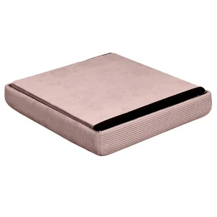 Pufa Intesi Vels Rod różowa - Pufy i podnóżki - miniaturka - grafika 3