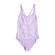 Stroje kąpielowe - Dziecięcy Strój kąpielowy jednoczęściowy ROXY SWIM FOR DAYS G ERGX103146-PNG0 – Fioletowy - miniaturka - grafika 1