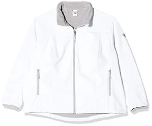 BP 1695-571-21-2XL damska kurtka softshell, stójka, zamek błyskawiczny z przodu, 255,00 g/m², 100% poliester, biały, 2XL - Kurtki damskie - miniaturka - grafika 1