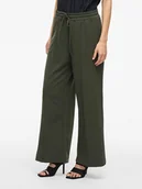 Spodnie sportowe damskie - Vila Spodnie dresowe "Viclua" w kolorze ciemnozielonym - miniaturka - grafika 1