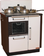 Kuchnie węglowe - Kuchnia, angielka 9,2kW, Jawor z wężownicą (obudowana, kolor: biały) - spełnia anty-smogowy EkoProjekt 25980271 - miniaturka - grafika 1
