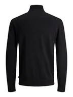 Swetry męskie - Jack & Jones Sweter "Emil" w kolorze czarnym - miniaturka - grafika 1