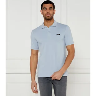 Calvin Klein Polo Slim Fit stretch pique - Koszule męskie - miniaturka - grafika 1