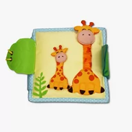 Zabawki sensoryczne - Mała Książeczka Manipulacyjna, Sensoryczna, Quiet Book marki Jolly Designs - Wesoła Dżungla/ Jolly Designs - miniaturka - grafika 1