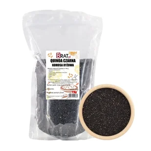 Quinoa czarna - komosa ryżowa 1kg - Ziarna i nasiona roślin strączkowych - miniaturka - grafika 1