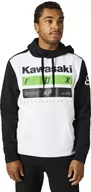 Bluzy męskie - Fox Racing Kawasaki męska bluza polarowa z kapturem, czarny/biały, XXL - miniaturka - grafika 1