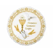 Balony i akcesoria - Balon foliowy Pierwsza Komunia Święta 45cm - Godan - miniaturka - grafika 1