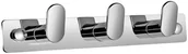 Wieszaki łazienkowe - Stella Stella listwa 3 haczyki-fasolki 18.053 chrom - miniaturka - grafika 1