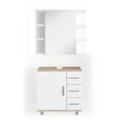 Meble łazienkowe - Vicco Zestaw mebli łazienkowych Ilias, Sonoma, 2 części - miniaturka - grafika 1