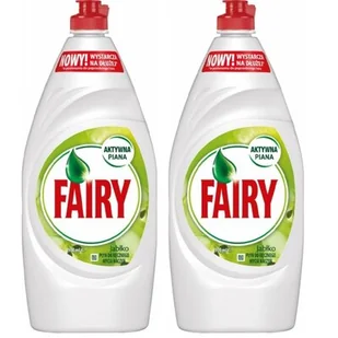 Fairy PŁYN DO MYCIA NACZYŃ JABŁKOWY 2X900ML 208071 - Płyny do naczyń - miniaturka - grafika 1