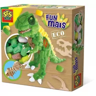 Zabawki kreatywne - Ses Creative Funmais z drewnianym szkieletem dinozaura do wyklejenia - miniaturka - grafika 1
