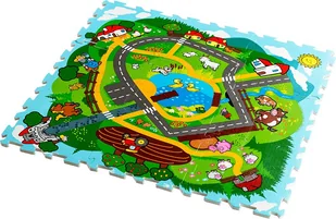 Teddies Puzzle piankowe wieś i zwierzątka - Maty piankowe - miniaturka - grafika 1