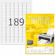 Etykiety do drukarek - Etykiety samoprzylepne A4 100 arkuszy 25,4x10 mm - miniaturka - grafika 1