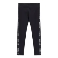 Legginsy - Dziecięce Legginsy GUESS LEGGINGS J2YB09KABR0-JBLK – Czarny - miniaturka - grafika 1