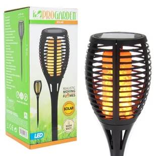ProGarden Pochodnia SOLARNA lampa lampka ogrodowa ekologiczna wbijana LED 58 cm PŁOMIEŃ K-CX2100140 - Pozostałe akcesoria do uprawy roślin - miniaturka - grafika 1
