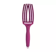 Szczotki i grzebienie do włosów - Olivia Garden Fingerbrush Szczotka z Włosiem Dzika Bright Pink - miniaturka - grafika 1