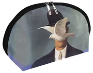 Kosmetyczki, organizery i kuferki - Kosmetyczka Mężczyzna w meloniku René Magritte - miniaturka - grafika 1