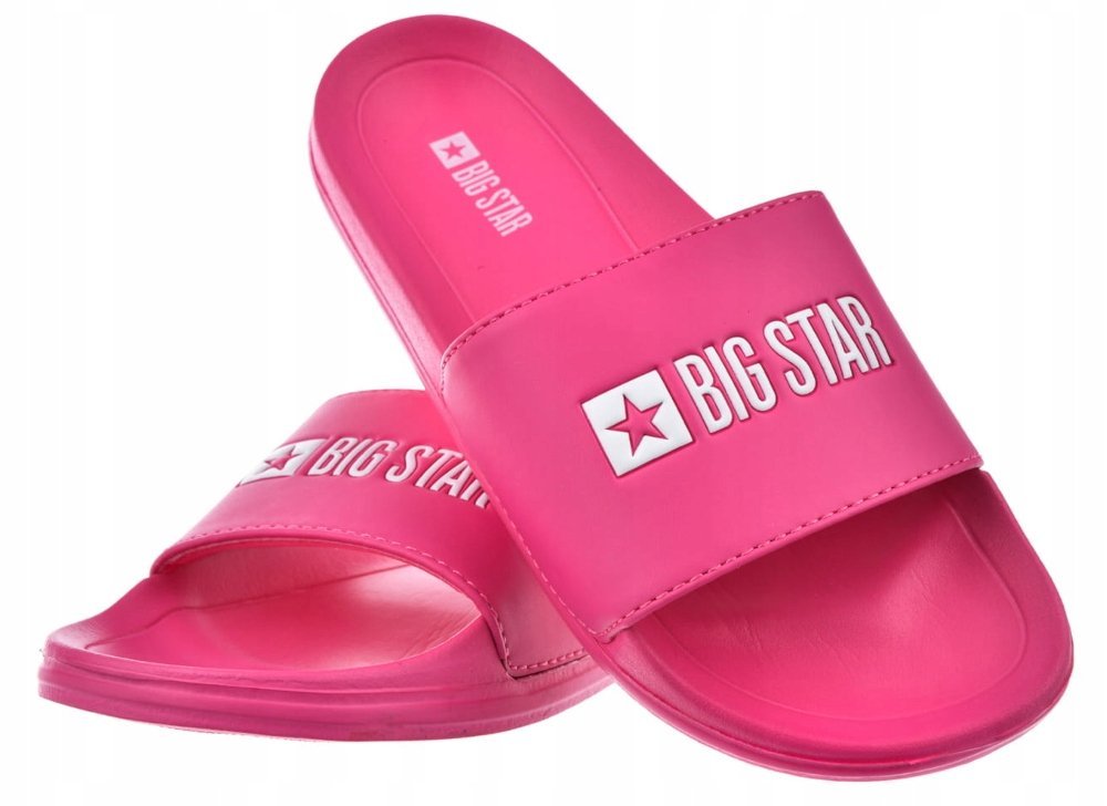 Damskie klapki Big Star NN274A660 fuksja 36