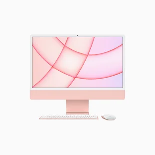 Apple iMac 24" 4,5K Retina M1 8-core CPU + 8-core GPU / 16GB / 256GB SSD / Różowy (Pink) - 2021 - Zestawy komputerowe - miniaturka - grafika 3