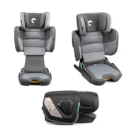 Foteliki samochodowe - Fotelik samochodowy ISOFIX 100-150 cm wzrostu (15-36 kg) MANE Szary - miniaturka - grafika 1