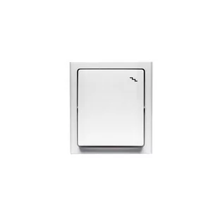 Łącznik schodowy BRAVO biały n/t IP54 - Wyłączniki światła i elektryczne - miniaturka - grafika 1