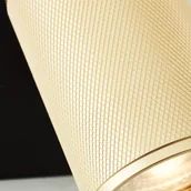 Lampy ścienne - Brilliant Kinkiet Marty piaskowy/złoty/czarny 1-pkt. - miniaturka - grafika 1