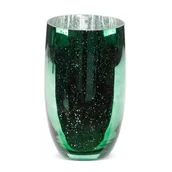 Wazony i flakony - Wazon Dekoracyjny Ze Szkła Artystycznego Molly 16X28 Zielona - miniaturka - grafika 1