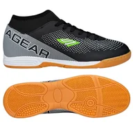 Piłka nożna - Buty Halówki Piłkarskie Ze Skarpetą Wygodne Do Gry W Piłkę Nożną Halowe Funkcjonalne Męskie Agear Czarno-Białe 41 - miniaturka - grafika 1