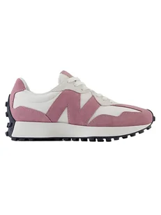 New Balance Skórzane sneakersy "WS327" w kolorze biało-jasnoróżowym - Trampki damskie - miniaturka - grafika 1
