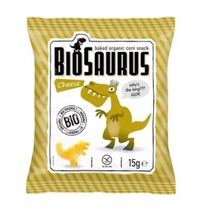 CIBI Chrupki kukurydziane o smaku serowym BEZGL. BIO 15 g BioSaurus eko-wital-6394 - Przekąski dla dzieci - miniaturka - grafika 1