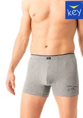 Majtki męskie - SZORTY KEY MXH-354 B25 SZ (kolor szary, rozmiar M) - miniaturka - grafika 1