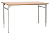 Meble do szkół i przedszkoli - Ławka stół szkolny dwuosobowy Żak z regulacją wysokości 2-5 5-7 - miniaturka - grafika 1